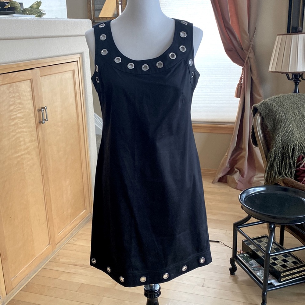 Calvin Klein Grommet Sleeveless Sheath Dress